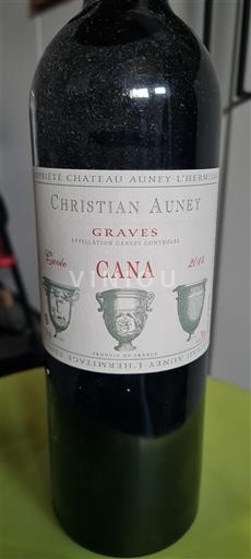 Burdeos Graves Château Auney L'Hermitage Cana 2014