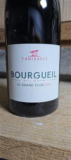 Dolina Loare Bourgueil Y. Amirault Le Grand Clos 2020
