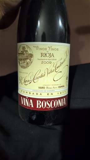 La Rioja Rioja R. Lopez de Heredia Viña Tondonia Viña Bosconia 2009