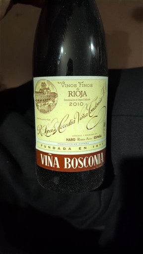 La Rioja Rioja R. Lopez de Heredia Viña Tondonia Viña Bosconia 2010