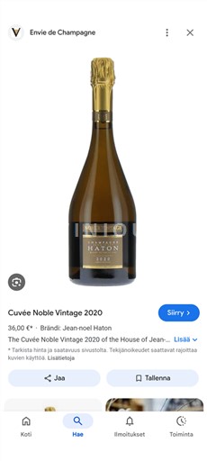 Champagne Jean-Noël Haton Noble Vintage 2020