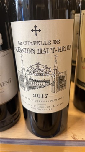 Bordeaux Pessac-Léognan Domaine Clarence Dillon La Chapelle de Mission Haut-Brion 2017
