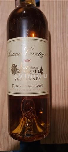 Bordeaux Sauternes Château Cantegril 2005