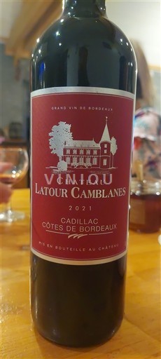 Bordeaux Cadillac-côtes-de-bordeaux Château Latour Camblanes 2021