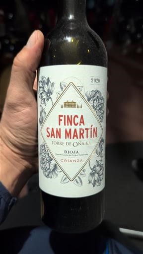 La Rioja Rioja Torre de Oña Finca San Martín 2020