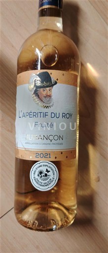 Sudoeste Jurançon L'Apéritif du Roy Fruité 2021