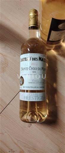 Bordeaux Sainte-Croix-Du-Mont Château S Mailles Prestige 2012