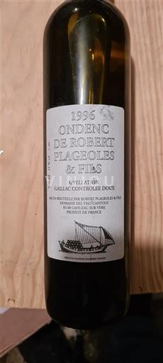 Sudoeste No especificado Robert Plageoles & Fils Ondenc 1996