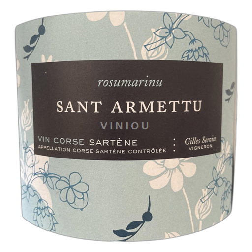 Vin Rouge sec Rosumarinu Sant Armettu Non millésimé France Corse Sartène AOC