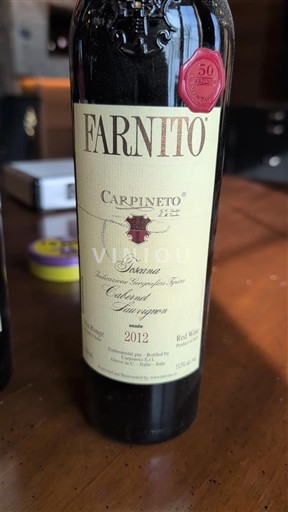 Toscana Không được chỉ định Carpineto Farnito 2012