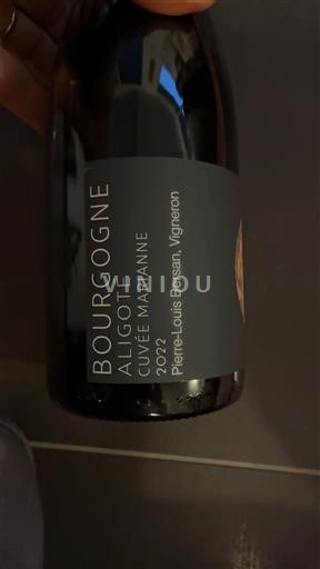 Bourgogne Bourgogne-aligoté Pierre-Louis Bersan Marianne 2022