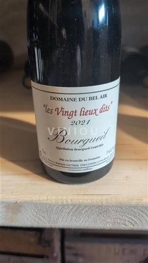 Loire Valley Bourgueil Domaine du Bel Air Les Vingt lieux dits 2021