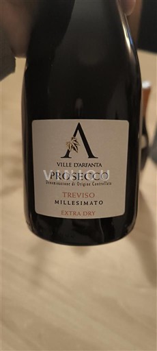 Véneto Prosecco Ville D'Arfanta Treviso Millesimato Extra Dry Sin añada