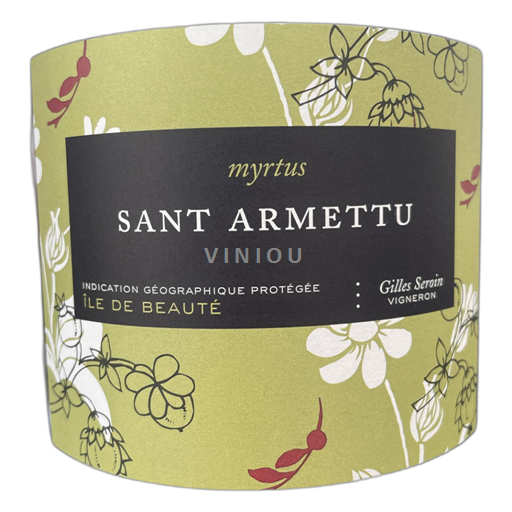 Vin Blanc sec Myrtus Sant Armettu 2022 France Corse AOC