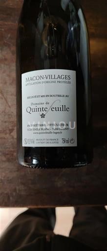 Burgundy Mâcon and Mâcon-Villages Domaine Quintefeuille 2020