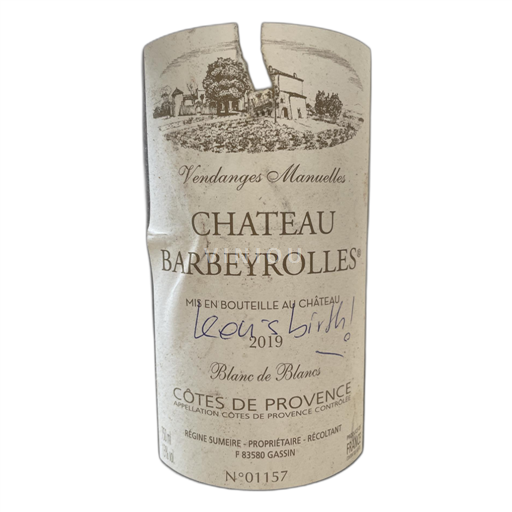 Provansa Côtes-de-Provence Château Barbeyrolles Blanc de Blancs 2019