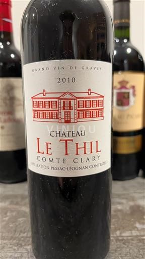 Bordeaux Pessac-Léognan Château Le Thil Comte Clary 2010