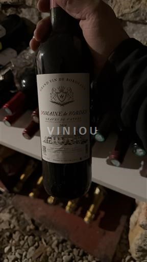 Bordeaux Domaine Bordes Grappes du Patrèl 2021