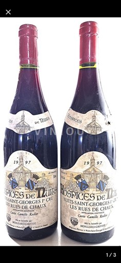 Bourgogne Không được chỉ định Premier Cru Hospices de Nuits Camille Rodier 1997