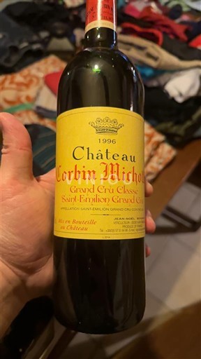 Bordeaux Saint-Émilion Grand Cru Château Corbin Michotte 1996
