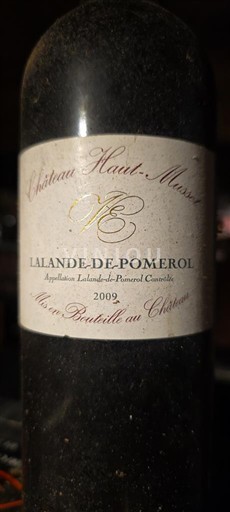 Bordeaux Lalande-de-Pomerol Château Haut-Musel 2009