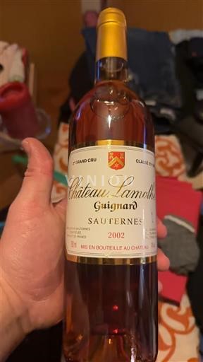 Bordeaux Sauternes Château Lamothe Guignard 2002