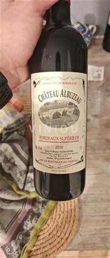Bordeaux Bordeaux Supérieur Château Albuzeau 2018