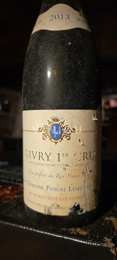 Burgundy Givry Premier Cru Domaine Pascal Lemonde 2013
