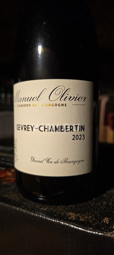 Burgundy Gevrey-Chambertin Manuel Olivier 2023