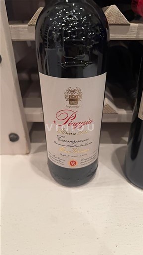 Тоскана Кармігнано Piaggia Riserva 2020