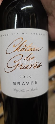 Bordeaux Graves Château S Graves 2016