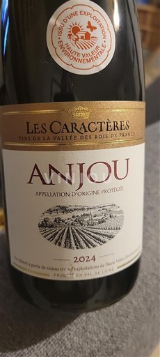 Thung lũng sông Loire Anjou Les Caractères 2024