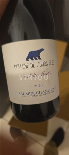 Thung lũng sông Loire Saumur-champigny Domaine L'Ours Bleu La Salle Martin 2020