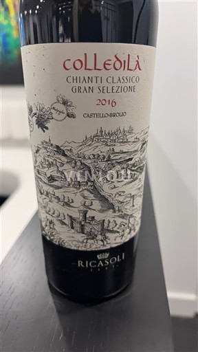 Toscana Không được chỉ định Ricasoli Colledilà 2016