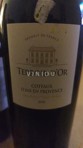 Provence Coteaux d'Aix-en-Provence Terroir d'Or 2020