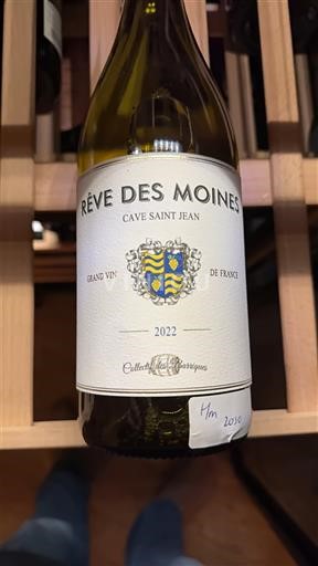 Bourgogne Cave Saint Jean Rêve des Moines 2022