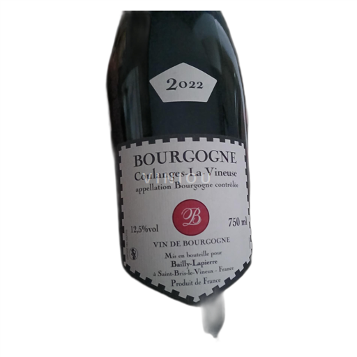 Burgundi Bourgogne Coulanges-la-Vineuse Bailly Lapierre  2022