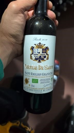 Bordeaux Saint-Émilion Grand Cru Grand Cru Château Sarpe 2019