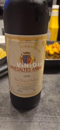 Roussillon Rivesaltes Caveau de Cabestany Rivesaltes Ambré 1979