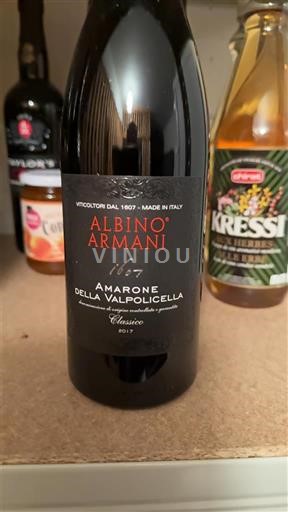 Vêneto Amarone della Valpolicella Albino Armani Classico 2017
