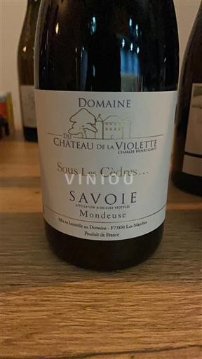 Savoie và Bugey Savoie (rượu vang) Domaine Château de la Violette Sous Les Cèdres 2024