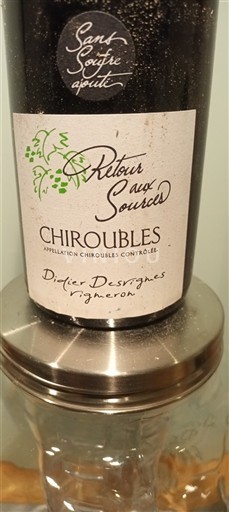 Beaujolais Chiroubles Didier Desvignes Retour aux Sources 2021