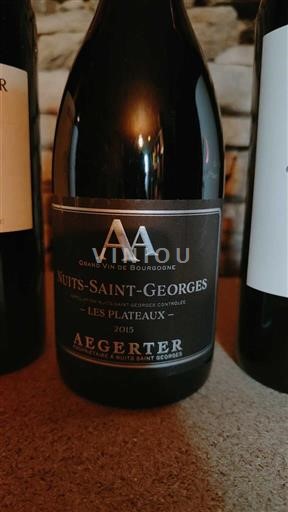 Bourgogne Nuits-saint-georges Aegerter Les Plateaux 2015