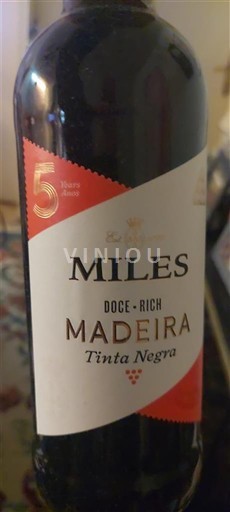 Bồ Đào Nha Madeira Miles Tinta Negra 5 Years Không niên vụ