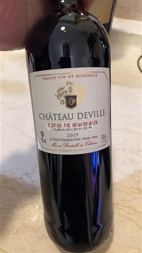 Bordeaux Côtes-de-Bordeaux Château Ville 2019