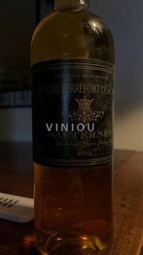 Bordeaux Sauternes Château Terrefort Desaix 2012