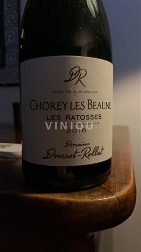 Bourgogne Chorey-lès-beaune Domaine Doussot-Rollet Les Ratosses 2016