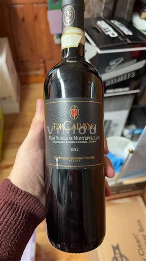 Toscana Vino Nobile di Montepulciano TorCalvano 2012