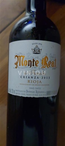 La Rioja Rioja Monte Real Crianza 2015