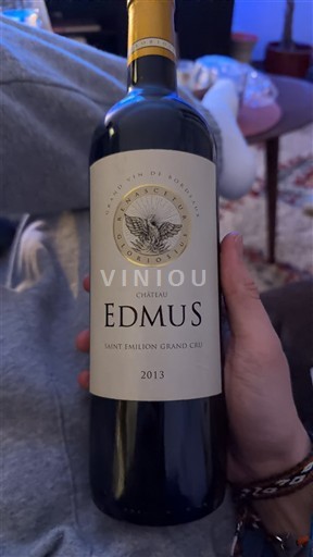 Bordeaux Saint-Émilion Grand Cru Grand Cru Château Edmus 2013